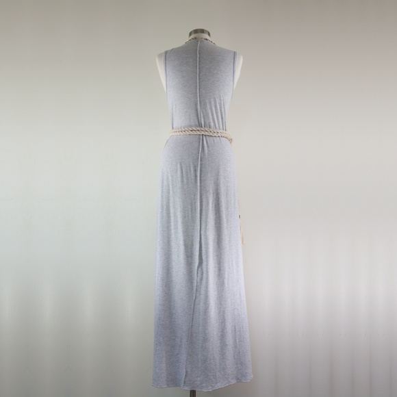 Zara Gray Maxi A-Line M Dress - Picture 3 of 8